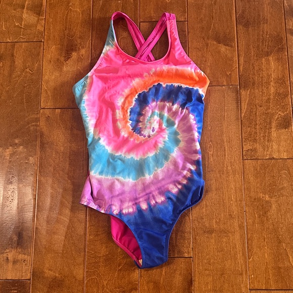 Lands' End Other - Lands' End Tie-Dye One Piece Swimsuit - Pink, Blue, Orange